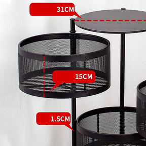 [LEVE 2 PAGUE 1] Fruteira Articulada de Aço Inox Rotativa + BRINDE: Kit de Utensílios de Cozinha