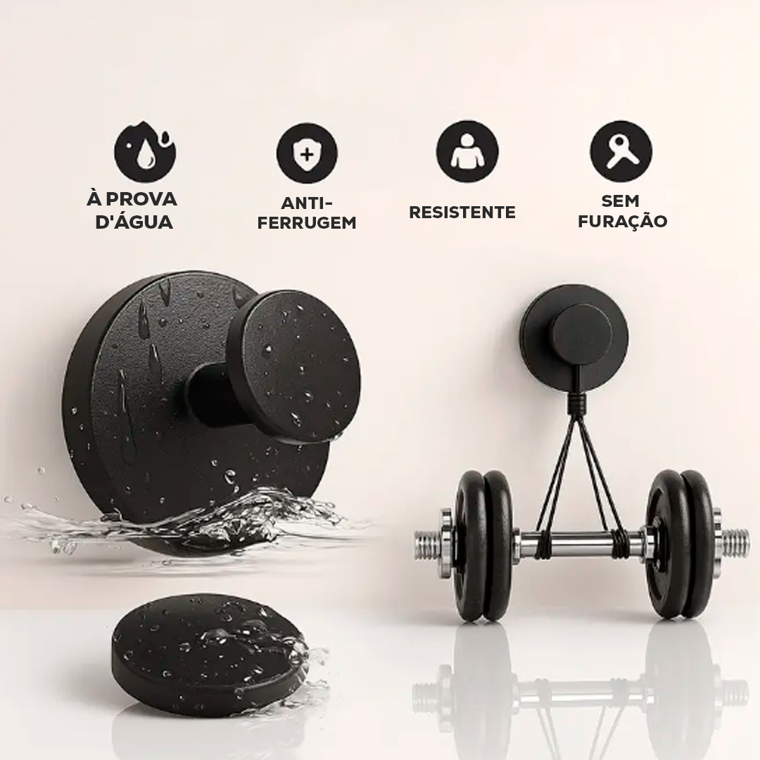 Kit Ganchos HeroMix – Ventosa Premium de Alta Fixação | Organização Perfeita Sem Furos + Brindes