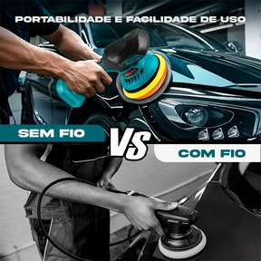 [LEVE 2 PAGUE 1] Lixadeira Politron Profissional 3 em 1 Sem Fio + BRINDE: Bolsa de Ferramentas Multitarefas