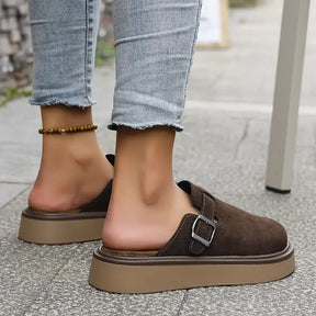 [LEVE 2 PAGUE 1] Lunna Comfort - Sapato de Camurça com Palmilha Anatômica + Brinde Mochila